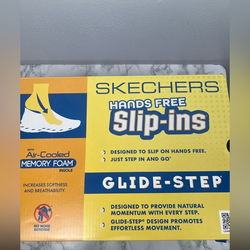Skechers Slip-Ins: Glide-Step - Vibey in charcoal size 10 wide - Picture 8 of 8